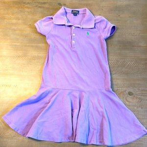 Purple Ralph Lauren polo dress